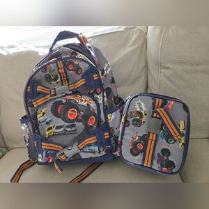 Mackenzie Hot Wheels™ Monster Trucks Backpacks & Monster Trucks Lunch Box